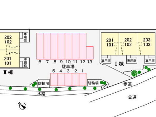 駐車場配置図