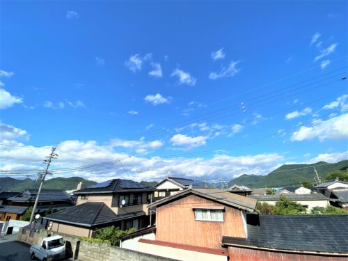 バルコニーから外の風景